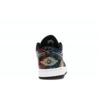 Женские Jordan 1 Low Multicolor Snakeskin (2020) (W)