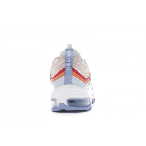 Кроссы Nike Air Max 97 Football Grey Light Thistle (W) - женская сетка размеров