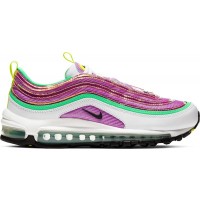 Женские Nike Air Max 97 White Electro Green Fuchsia Glow (W)