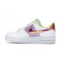 Женские кроссовки Nike Air Force 1 Low White Multi Pastel (W)