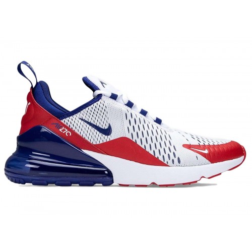 Кроссы Nike Air Max 270 Blue USA (GS) - подростковая сетка размеров