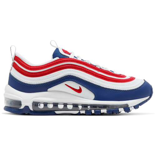 Кроссы Nike Air Max 97 White Red Royal (GS) - подростковая сетка размеров