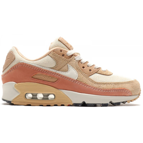 Кроссы Nike Air Max 90 Cork Sail Tan (W) - женская сетка размеров
