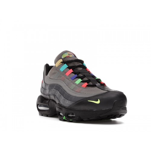 Кроссы Nike Air Max 95 SE Light Charcoal Vintage TV - мужская сетка размеров