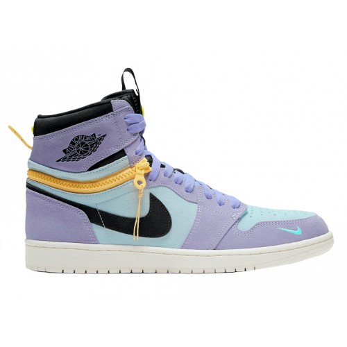 Кроссы Jordan 1 High Switch Purple Pulse - мужская сетка размеров