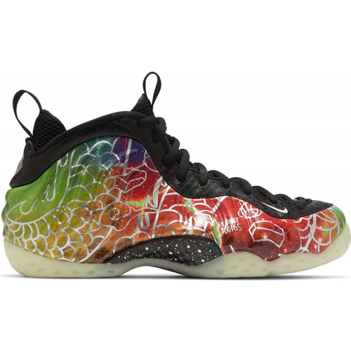 Кроссы Nike Air Foamposite One Beijing Planet Hoops - мужская сетка размеров