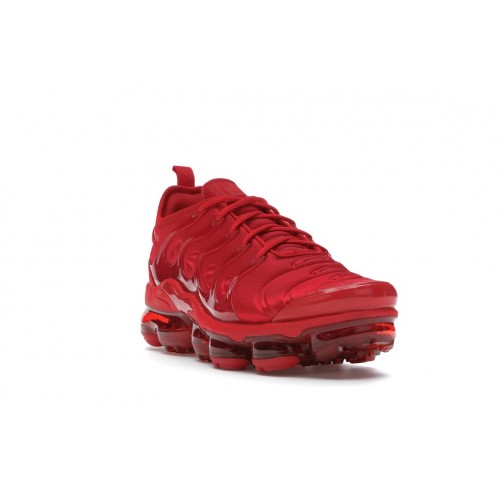 Кроссы Nike Air VaporMax Plus Triple Red - мужская сетка размеров