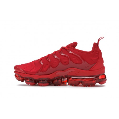 Кроссы Nike Air VaporMax Plus Triple Red - мужская сетка размеров