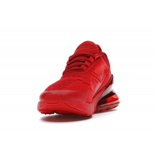 Кроссы Nike Air Max 270 University Red (GS) - подростковая сетка размеров