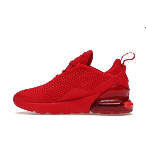 Кроссы Nike Air Max 270 University Red (PS) - детская сетка размеров