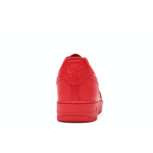 Кроссы Nike Air Force 1 Low Triple Red - мужская сетка размеров