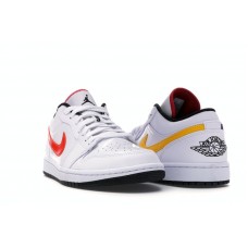 Jordan 1 Low White Multi-Color