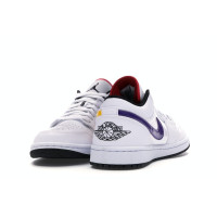 Jordan 1 Low White Multi-Color