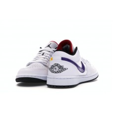 Jordan 1 Low White Multi-Color