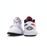 Jordan 1 Low White Multi-Color