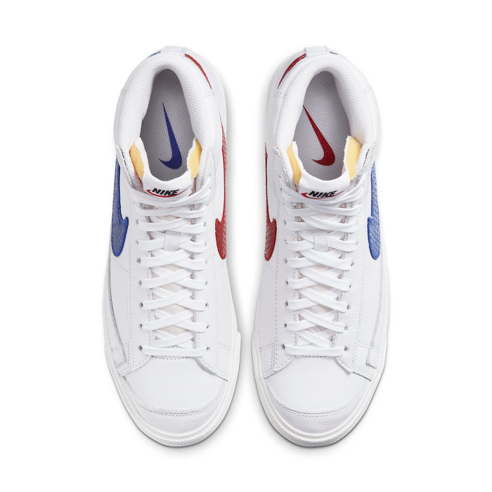 Nike Blazer Mid 77 Red & Blue - мужская сетка размеров Nike Blazer Mid 77 Red & Blue - мужская сетка размеров