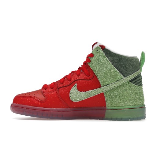 Кроссы Nike SB Dunk High Strawberry Cough (Regular Box) - мужская сетка размеров