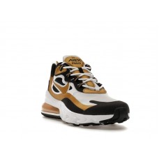 Nike Air Max 270 React White Metallic Gold