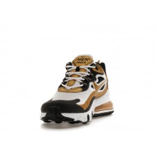 Nike Air Max 270 React White Metallic Gold