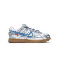 Детские кроссовки Nike Air Rubber Dunk Off-White University Blue (PS)
