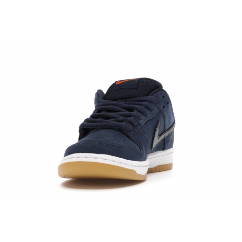 Кроссы Nike SB Dunk Low Navy Black Gum - мужская сетка размеров