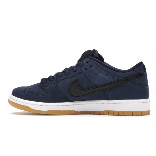 Кроссы Nike SB Dunk Low Navy Black Gum - мужская сетка размеров