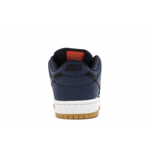 Кроссы Nike SB Dunk Low Navy Black Gum - мужская сетка размеров