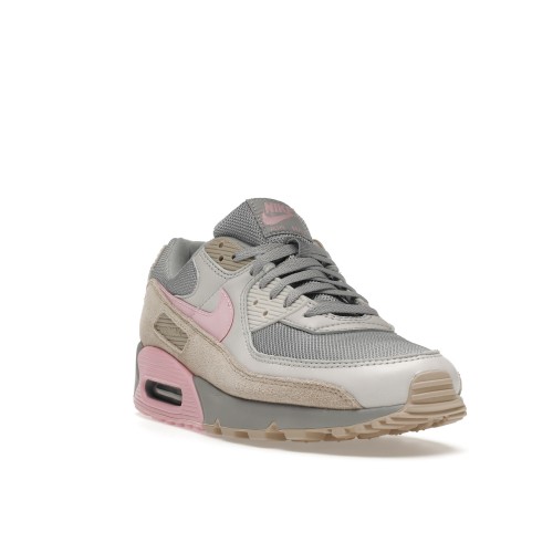 Кроссы Nike Air Max 90 Vast Grey Pink - мужская сетка размеров