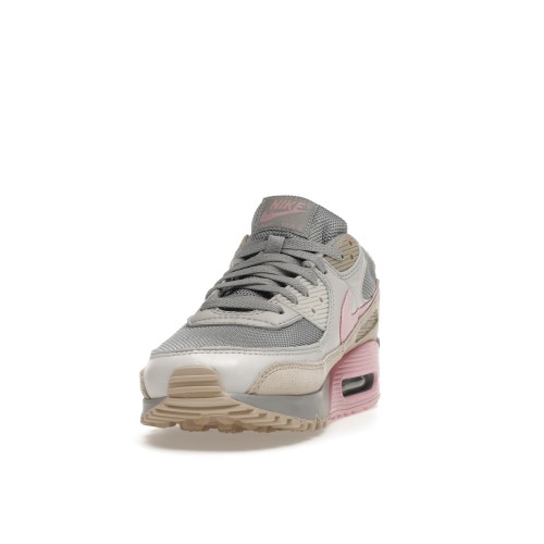 Кроссы Nike Air Max 90 Vast Grey Pink - мужская сетка размеров