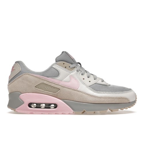 Кроссы Nike Air Max 90 Vast Grey Pink - мужская сетка размеров