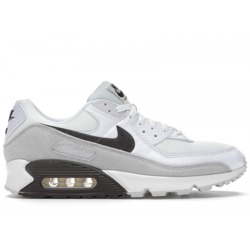 Nike Air Max 90 Sail Baroque Brown - мужская сетка размеров