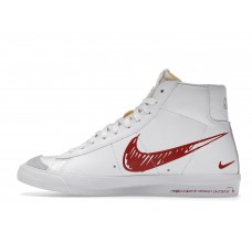 Мужские кроссовки Nike Blazer Mid 77 Sketch White Red
