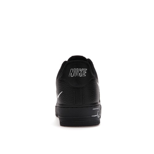 Кроссы Nike Air Force 1 Low Sketch Black - мужская сетка размеров