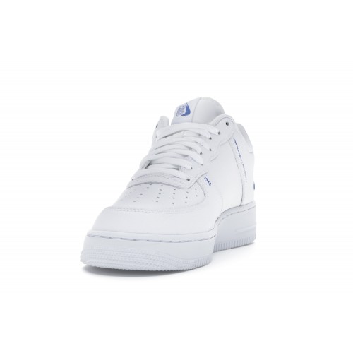 Кроссы Nike Air Force 1 Low Sketch White Royal - мужская сетка размеров