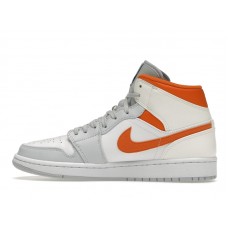 Jordan 1 Mid Starfish Pure Platinum