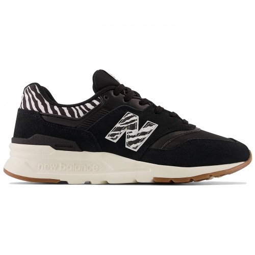 Кроссы New Balance 997H Black White Animal Print (W) - женская сетка размеров