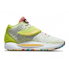 Кроссовки Nike KD 14 White Lime Green