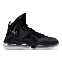 Кроссовки Nike LeBron 19 Black Anthracite Green Glow