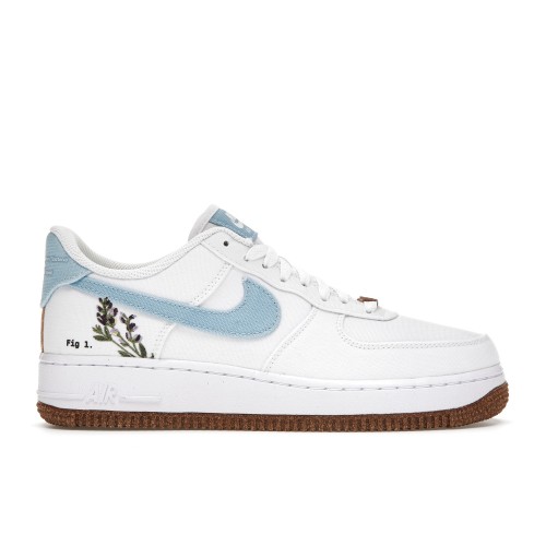 Кроссы Nike Air Force 1 Indigo (W) - женская сетка размеров