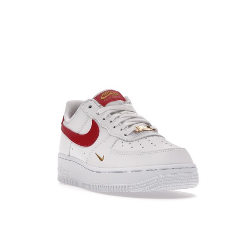 Кроссы Nike Air Force 1 Low Essential Gym Red Mini Swoosh (W) - женская сетка размеров