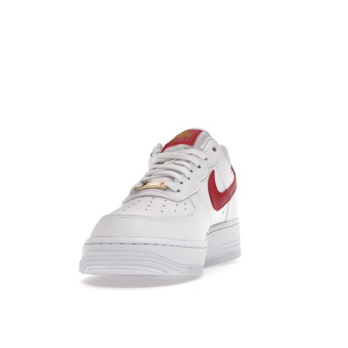 Кроссы Nike Air Force 1 Low Essential Gym Red Mini Swoosh (W) - женская сетка размеров