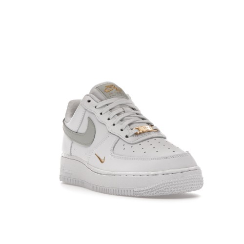 Кроссы Nike Air Force 1 Low White Grey Gold (W) - женская сетка размеров