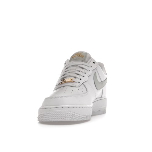 Кроссы Nike Air Force 1 Low White Grey Gold (W) - женская сетка размеров