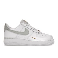 Женские кроссовки Nike Air Force 1 Low White Grey Gold (W)