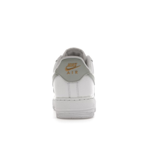 Кроссы Nike Air Force 1 Low White Grey Gold (W) - женская сетка размеров