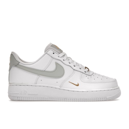 Кроссы Nike Air Force 1 Low White Grey Gold (W) - женская сетка размеров