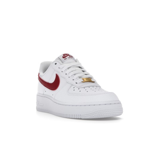 Кроссы Nike Air Force 1 Low White Team Red - мужская сетка размеров