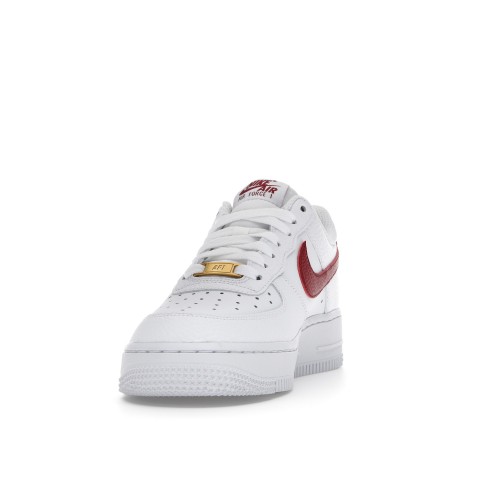 Кроссы Nike Air Force 1 Low White Team Red - мужская сетка размеров