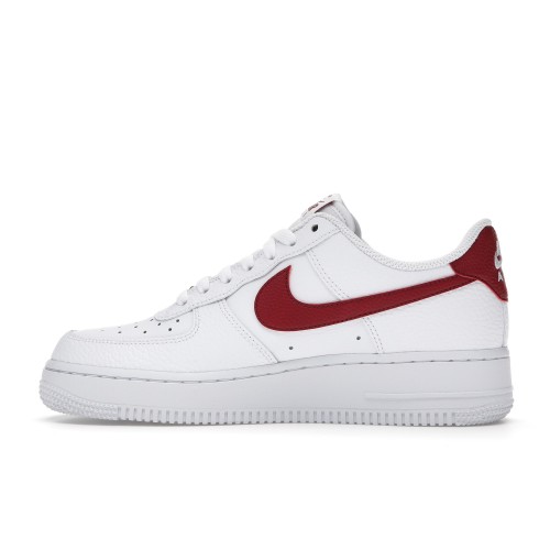Кроссы Nike Air Force 1 Low White Team Red - мужская сетка размеров