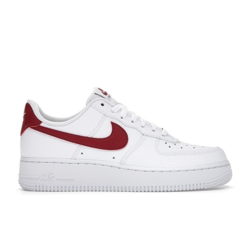 Кроссы Nike Air Force 1 Low White Team Red - мужская сетка размеров